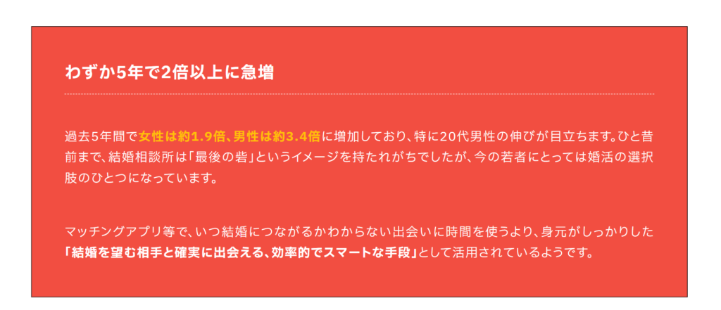 データが導く結婚できる人